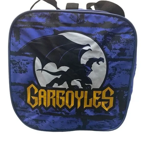 Disney Vintage Gargoyles Duffel Bag Goliath 19”x9”x9” Multi Compartment RARE! - Picture 3 of 14